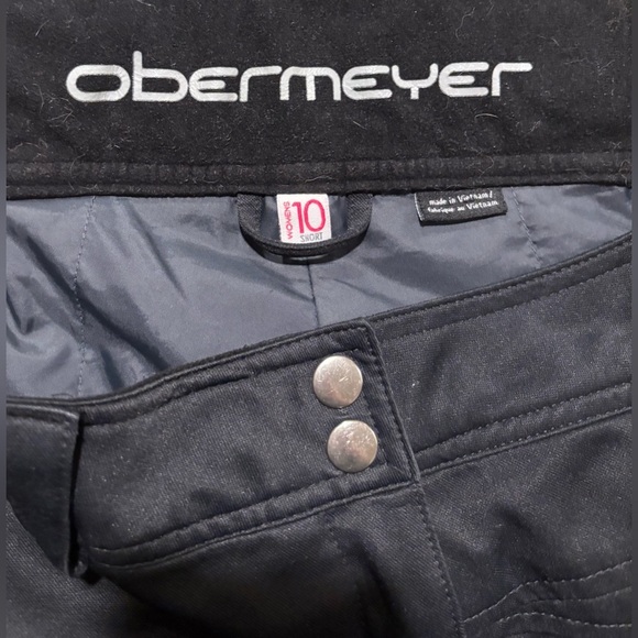 Obermeyer Women's Snow Ski/Board Pants, Black, 10 Short - Picture 8 of 13